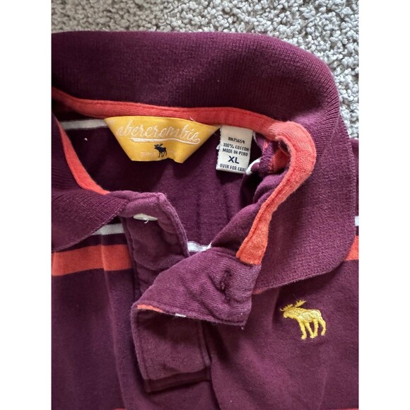 Vintage Y2K boy’s Abercrombie long sleeve collared polo - Picture 2 of 2